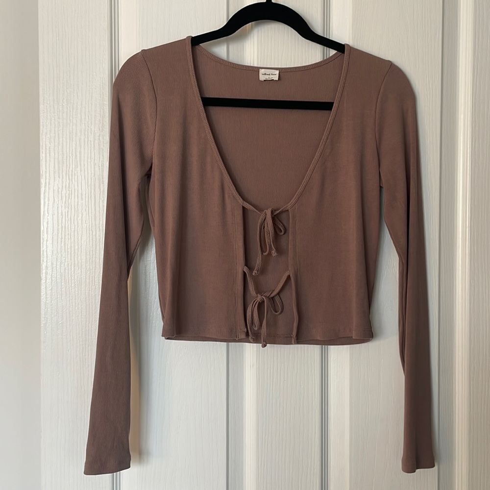 Wilfred Free Only tie-front long sleeve